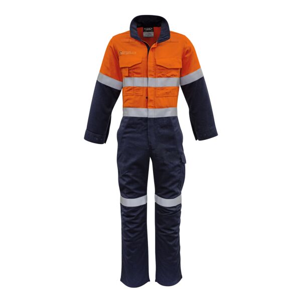 Mens Orange Flame Overall - Hoop Taped Thumbnail