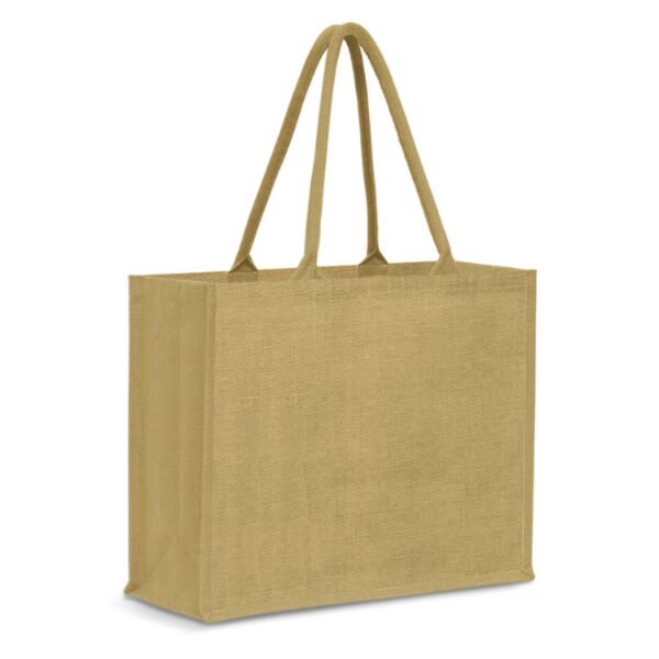 Modena Jute Tote Bag - Handle Colour Match Thumbnail